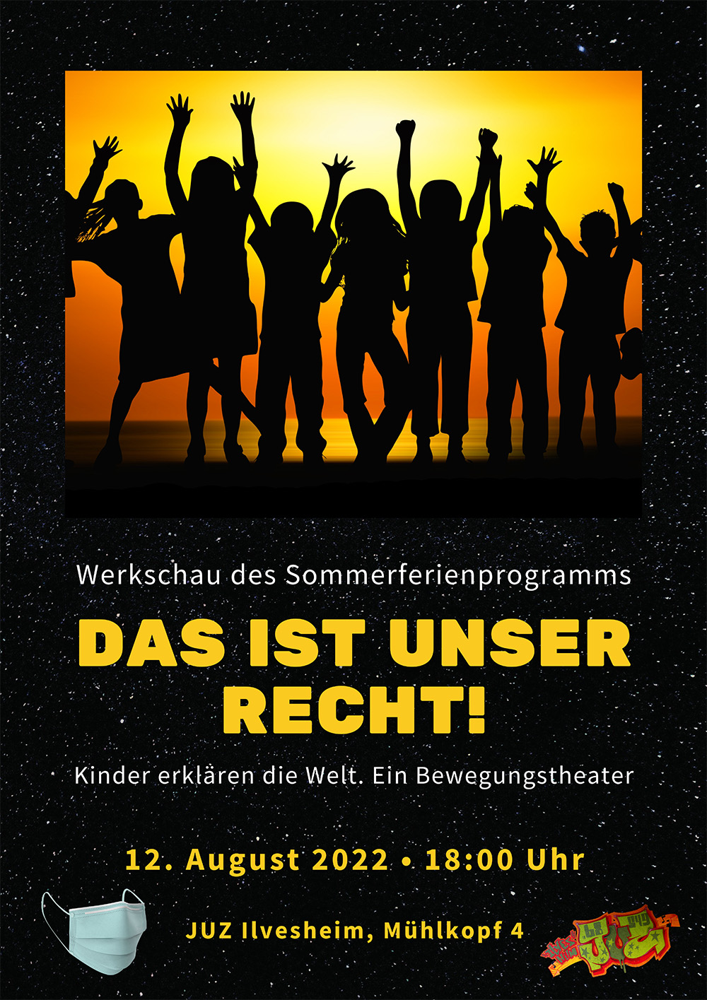 „Das ist unser Recht!“ Theaterworkshop und Aufführung am 12. August 2022