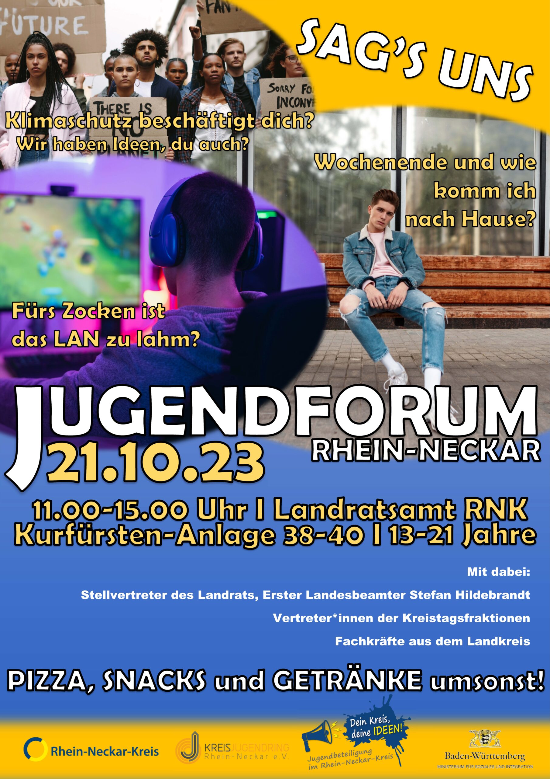 Jugendforum Rhein-Neckar-Kreis am 21. Oktober 2023 in Heidelberg